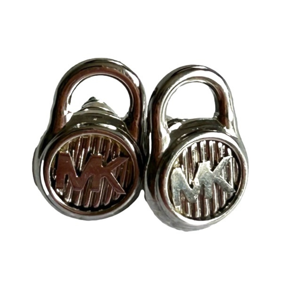 Michael Kors MK Stainless Steel Silver Post Earrings
